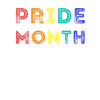 Niedliche Pride-Monatsfeier