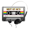 80s Audio Cassette Headphones