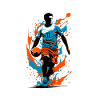 Handball Player Streetwear Iconic Style