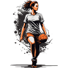 Handball Player: Iconic Streetwear Style