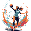 Handball player streetwear Iconic style