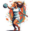 Handball Woman Streetwear Iconic Style
