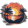 Beach sunset