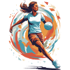 Handball player streetwear Iconic style