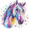 Pferd mit Herz