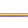 Rainbow Stripes Pride Overlay
