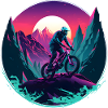 Mountain Biking Vaporwave