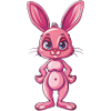 Lapin rose