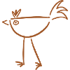 Stylized rooster