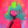 Anime, Demon Girl, Waifu, Japan