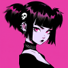 Anime, Gothic Girl, Waifu, Japan