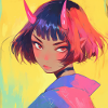 Anime, Demon Girl, Waifu, Japan