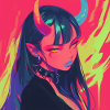Anime, Demon Girl, Waifu, Japan