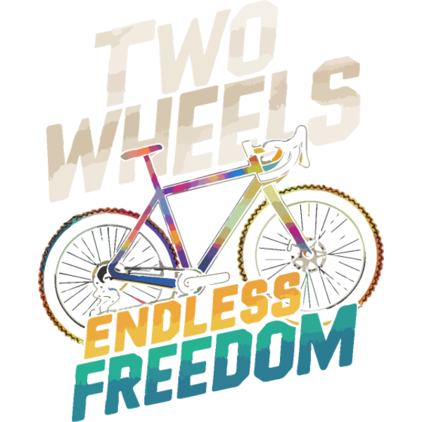 Koszulka "Zwei Räder endlose Freiheit - Two wheels freedom"