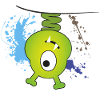 Funny monster green - to personalize yourself