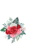Roter Blumenbuchstabe c