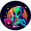 Alien at work