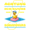 Non-swimmer duck