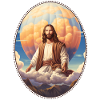 Jesus kuschelt Heißluftballon T-Shirt,