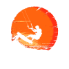Kitesurfing kiteboarding lover