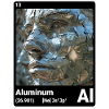 Periodensystem-Element Aluminium (Al) 013