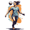 Handball player streetwear Iconic style