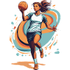 Handball player streetwear Iconic style