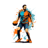 Handball Player Streetwear Iconic Style