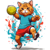 Handball Cat Iconic Streetwear Style