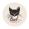 Bad Kitten Badge - Nasty Kitten