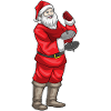 Santa Claus Christmas Bodybuilder