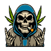 Skeleton Smoking Hoodie