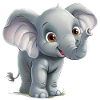 Little Funny Elephant