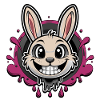 smiling easter bunny