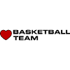 Basketball Team Heart
