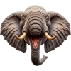 Lachender Elefant