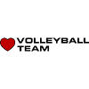 Volleyball Team Heart