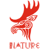Rotes Elch-Tiertotem