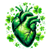 Shamrock Anatomical Heart