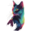 Stylized Cat Illustration