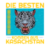 Kasachstan Herkunft Flagge Schneeleopard
