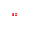 This darter is 80.
