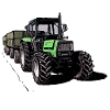 Deutz 4.31 Traktor mit Anhänger