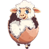Sweet Lamb Hatches from Egg