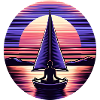 Sailing Meditation Sunset Design