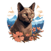 Burmese Cat Burma Katze
