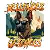 Belgischer Schäferhund BELLENDES GESCHOSS Lustig