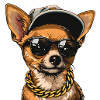 Chihuahua Gangsta Pup