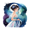 Anime Manga Fille Aquarelles