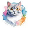 Aquarelle British Shorthair